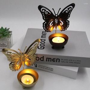 Candlers Metal Luxury Butterfly for Small Docuight Solder Nordic Home Decoration Living Room Dining Desktop Foyer décor
