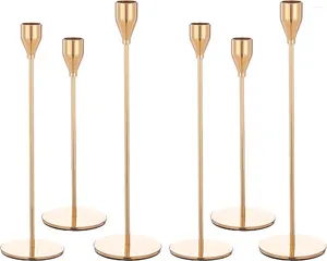 Bandlers porte-traits en métal Tall Candlestick Table Christmas For Wedding Dinning Party Home Decoration Fits 3/4 ''