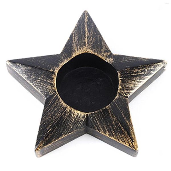 Candlers Carred Star Star Candlestick Moule Table Art Home Room Decoration Great Gabeding Gift For Friends