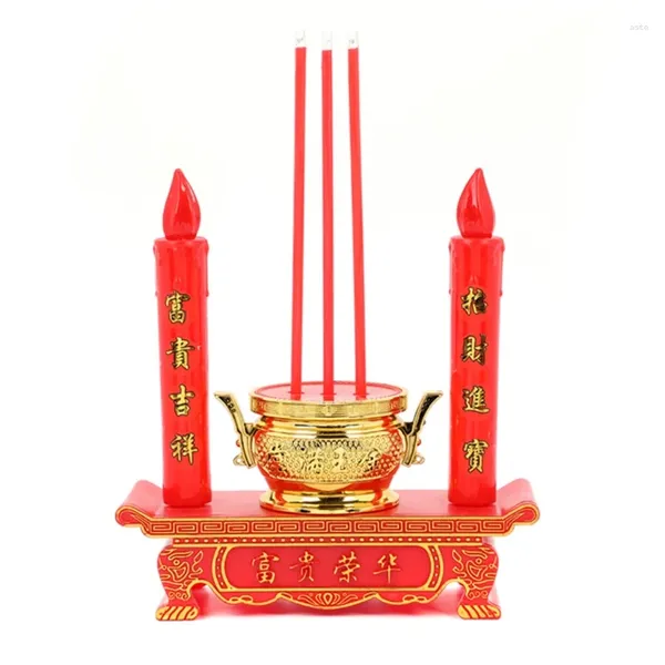 Partes de velas Nicefurniture Lámpara LED Light Buddhist Electric Light Avalokitesvara Riches Honor China Jubilante Año Stick