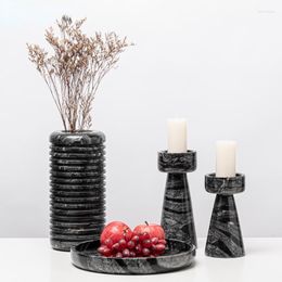 Kandelaars nachtkastjes vazen ​​wax brander vintage houder kaarsen esthetische porta candele Nordic Home Decor WWH35XP