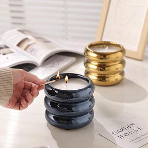 Kandelhouders Noordse keramische houder Home Indoor Aroma Essentiële olie Hand Gift Wedding Decoratie