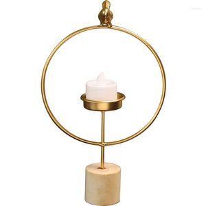 Kaarsenhouders Noordse creatieve retro goud kandelaar romantische decoratie huisdecorecaccessoires voor woonkamer candelabra bruiloft geschenken a