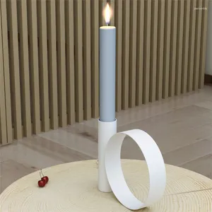 Candlers Nordic Fer Candlestick Holder Geometric Wedding Party décor Ornement de table à la maison Decoration Decoration Romantic Candlelight