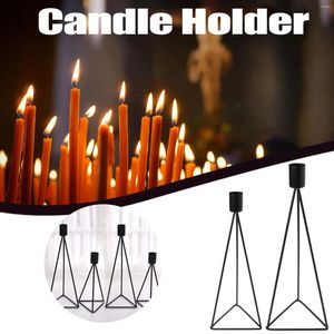 Soportes de velas Nordic Simple Metal Candlestick Sporter Set Vintage Design Vintage Wedding Wedding Creative Home Decor Art