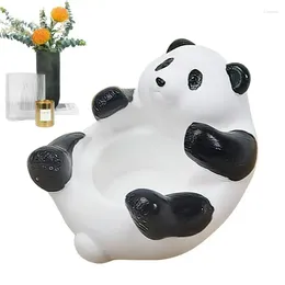 Candelabros Panda Holder Lindo 3D Tealight Candlestick con detalles intrincados Bandeja de joyería Soporte decorativo para el hogar