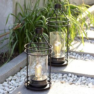 Candlers Portable Holder Metal Candlestick Creative Floor Decoration For Home Ourdoor Wedding Asle Party Table Centor