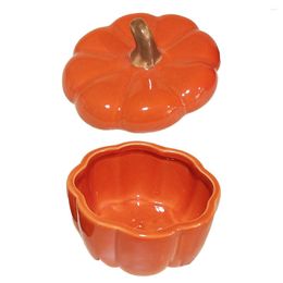 Kandelaars pompoen keramische houders -houders tealight jar candlestick bowl feest oranje standaard benodigdheden bureaubladde ornamentstea