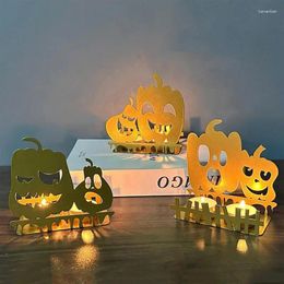 Bandlers Pumpkin Support |Artisanat Metal Iron Lantern Ornement de décoration pour la maison de la maison Tumeuse
