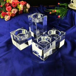 Bandlers Pure Quadrate Crystal Holder K9 Chandelier pour la décoration romantique Decoration à la maison