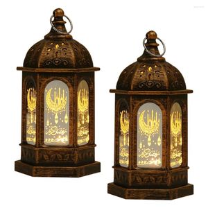 Bougeoirs Ramadan Lanterne Ornement Eid Al-Lampe Arabe Artisanat Décoratif Festival Lumière