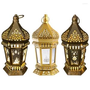 Kandelaars Ramadan Metal Candlestick Decor Ornament Drop