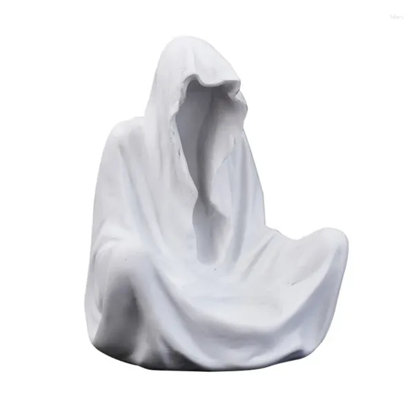 Candillas Resin Resin Ghost Wizard Figurine Soporter Room Home Candlestick Decoraciones al por mayor