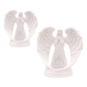 Bougeoirs en résine, porte-ange de prière votif pour décoration de mariage