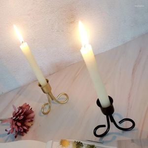 Bandlers Retro Holder 3pcs Classic Contest Candlestick Stand Deporpor Decor for Home Wedding Romantic Dinner Table Decoration Gift