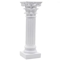 Kaarsenhouders Romeinse kolom Sculptuur bruiloft centerpieces voor pijler Europese stijl statuatie hars delicaat klein