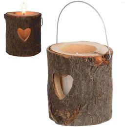 Bougeoirs romantiques, tasses de saint-valentin, décorations de Table de mariage, cire votive, maison en bois