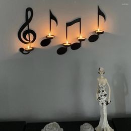 Kandelaars Stand Warmtetolerant Exquise Decoratieve Muzieknoot Sleutelvorm Theelicht Display Rack Home Decor