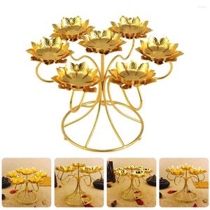 Candlers Sticks Holder Bandleder Chinois Style Style Allliage Candlestick For Doalight Table Top Top Stand