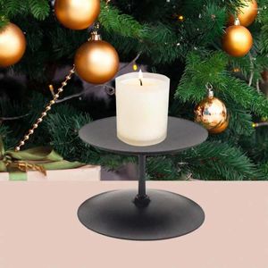 Kandelaars Stijlvolle houder Kerstkandelaar Elegante metalen set voor huisdecoratie Moderne tafel Feestelijk