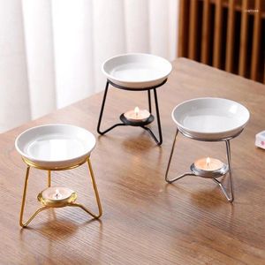 Kaarsenhouders Stijlvolle theelichthouder Wax Tart Burner Aroma Diffuser Decor Spa Meditatie Slaapkamer Huis Geschenk ornament