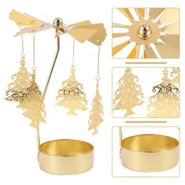 Bougeoirs support pivotant bougeoir décoratif rotatif chandelier de table décorations de salle de bain