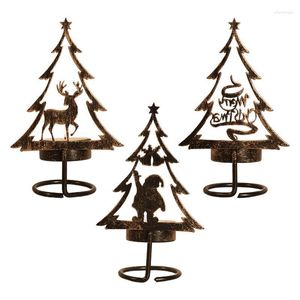 Kaarsenhouders tafelhouder decor decor -middelpunt kandelaar Xmas lantaarn draagbare stand romantische teaight voor thuisfeestgadget