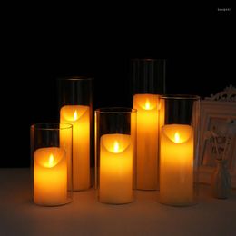 Bougeoirs thé lumière verre chandelier décoration de la maison moderne support de mariage salon Table romantique