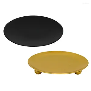 Bougettes plateau moule en silicone moule scandinave plateaux modernes support de plaque ronde décorative