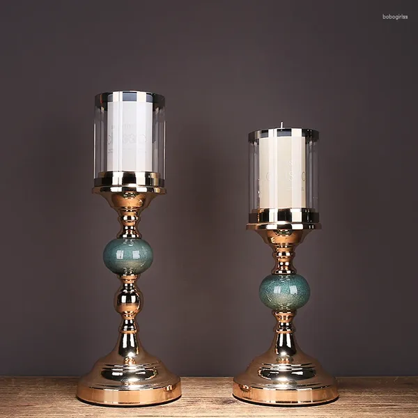 Bandlers Unique Nordic Style Stand Luxury Design Festival Festival Stick Romantic Chandelier Bougeoir Room Decor