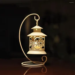 Kaarsenhouders vintage smeedijzeren lantaarnhouder voor romantisch huisdecoratie