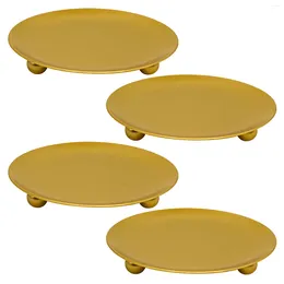 Bandlers Votive Géométrique Round Worght Fer Congonnet Ornements décoratifs décoratifs créatifs Gold Calme