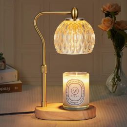 Bougeoirs lampe chauffante avec minuterie variateur bougies parfumées réglables en hauteur 230625