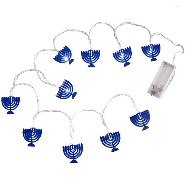 Candlers Mariage Jewish Gift Powered String Lights décoratif décoratif décorations de Hanoukka Drop Livraison DH5BH