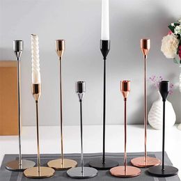 Bandlers yefui 3pcs metal set Fashion Fashion Candlestick for Wedding Dinning Party Stand Table Home Decoration