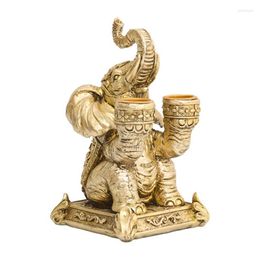 Kaarsenhouders yo-candle houder olifant gouden trouwhuis bar woonkamer kerstdecoratie Noordse kandelaar dieren beeldhouwkunst