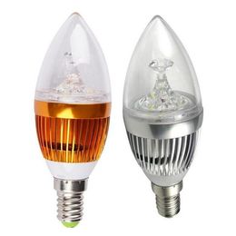 lume di candela 9W 12W 15W lampadine a led E14 E27 Dimmerabile 110V 220V faretto bianco freddo / bianco caldo CE ROHS