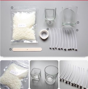 Candle Making Kit Soja Wax Aromatherapy Doing Set - opbergdoos met glazen potten complete kaarsen maken voorraden diy ambachtelijke kits voor volwassenen kunst en ambachten