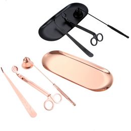 Candle Trimmer Wicks Trim Candles blusse sets Rose Gold roestvrijstalen lade