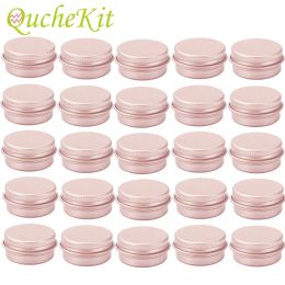 Cougies 50pcs 5G 10G 15G 20G 30G 50G 60G POINTS D'ALIMINUM VIS VIS TOP ROND CANDLE SPICES TIN