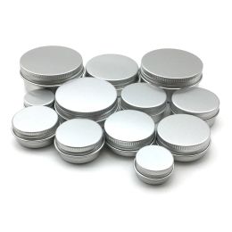 Cougies 50pcs Jars d'étain en aluminium 5G 10G 15G 20G 30G 50G 100G MÉTAL VID