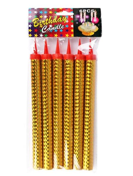 Cougies Gâteau d'anniversaire Fireworks Pyrotechnics Golden Champagne magique baguette Brûle Bougie Decor Decor Party Supplies9542225