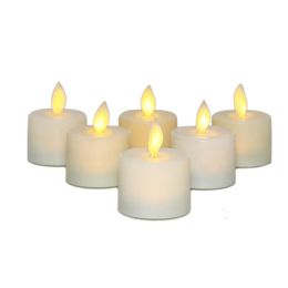 Candele danzanti fiamma stoppino in movimento luci da tè con luce bianca tremolante a batteria matrimonio decorativo elettronico 230921