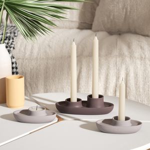 Kaarsen DIY Cement Tealight kandelaar Siliconen schimmel betonnen kaarsenhouder mal voor sleepbootvorm Home Craft Decor Tool 221108