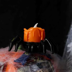 Bougies Halloween LED bougie lampe citrouille pour fête d'Halloween décoration de la maison ornements accessoires de maison