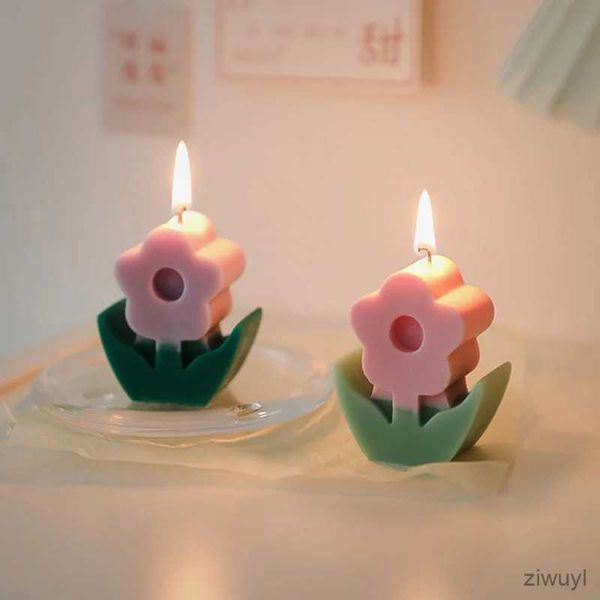Velas velas perfumadas fragancia hecha a mano lindas velas de flores flores secas mini latas para velas regalo de boda decoración del hogar