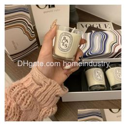 Velas Fragancia perfumada por Dip Colllection Bougie Pare Home Decoration Collection Summer Limited Christmas Riding Gift Dro Dh6fo