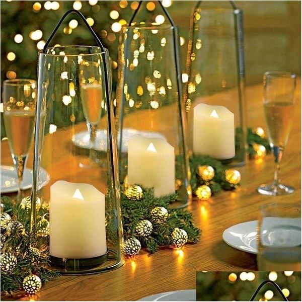 Bougies Vendre 6 Pack LED Sans Flamme À Distance Électrique Thé Lumière Faux Vela Flamme Votive Minuterie Tealight Décor À La Maison Y200109 Drop Livraison Gar Dhbls