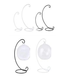 Porte-chandelier H33cm Ornement en spirale Ornement Affiche Stand Iron Poste de support Plante de Noël