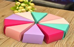 Candy Box Sac Boîte de papier en papier chocolat Gâteau en forme pour la décoration de fête de mariage d'anniversaire Craft Diy Faven Baby Shower7715954